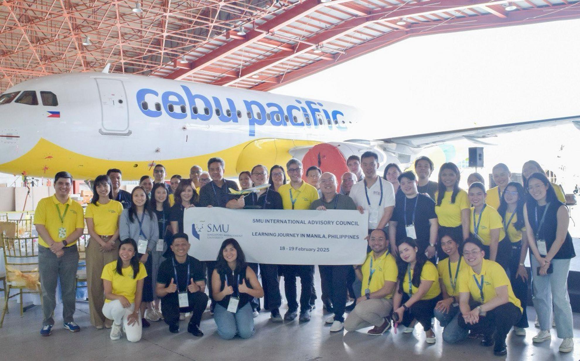 Cebu Pacific holds talk on sustainable aviation for Singapore Management University